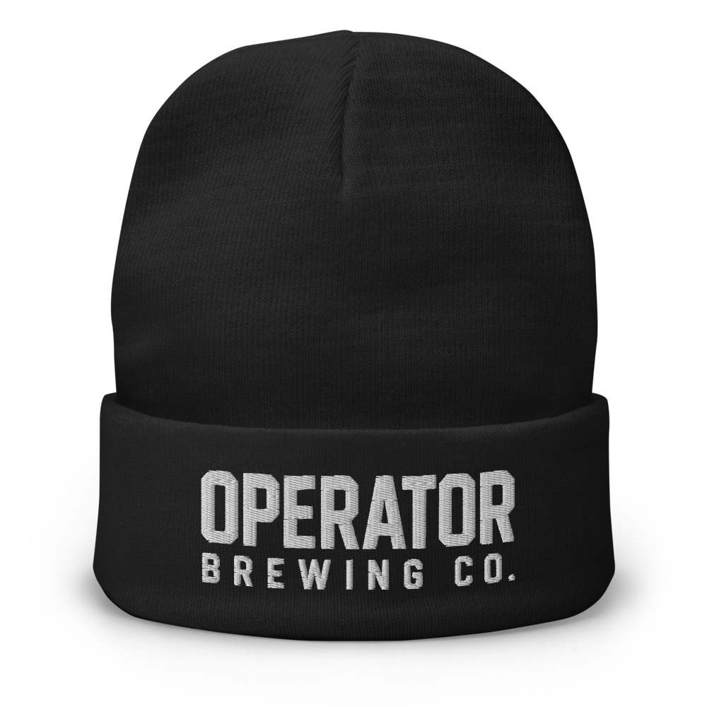 Operator Brewing Co. Embroidered Beanie - Bold