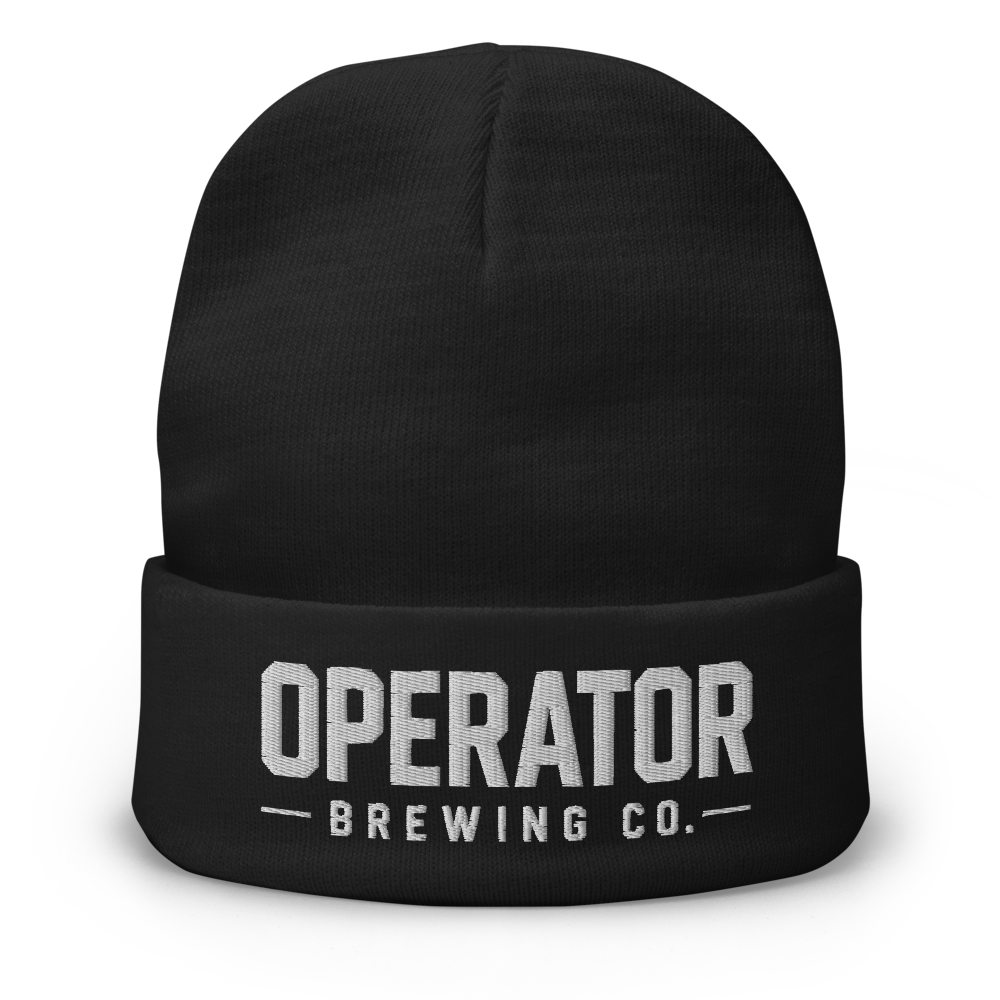 Operator Brewing Co. Embroidered Beanie - Lined